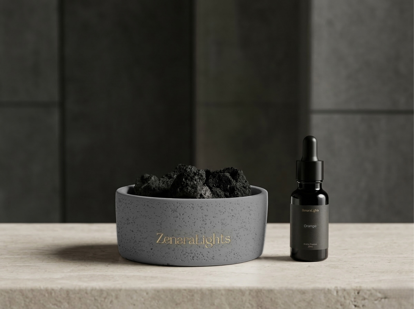 Lavastein Diffusor Grau