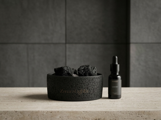 Lavastein Diffusor Schwarz