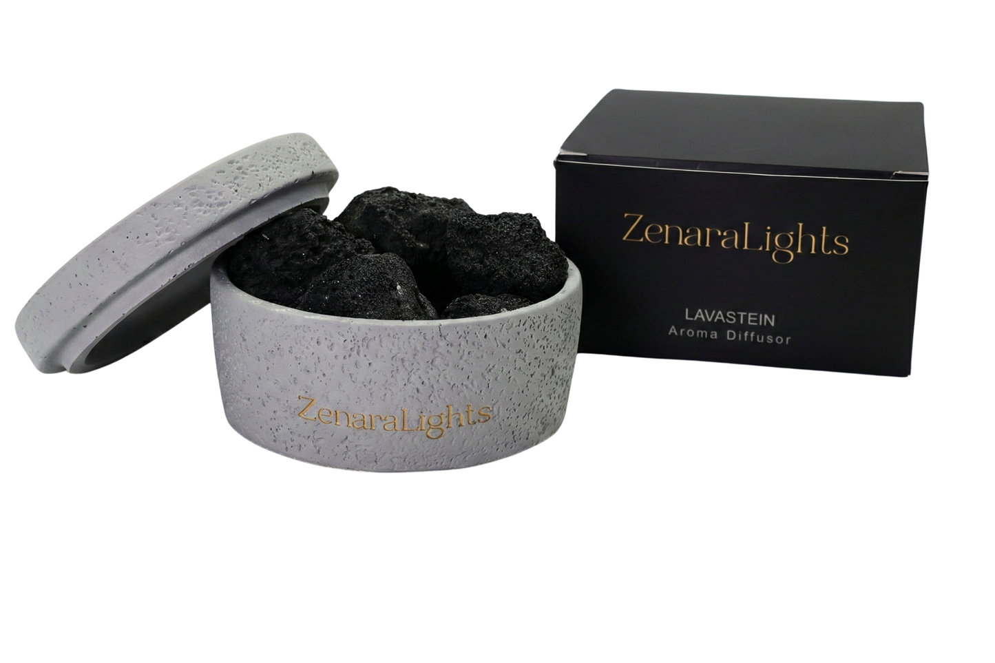 Lavastein Diffusor Grau